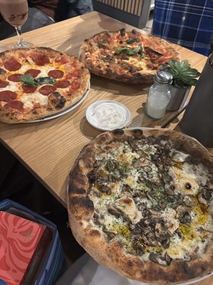 Vegan pizzas   at Purezza Camden in London