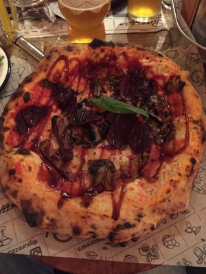 Best vegan pizza i ever had  at Purezza Camden in London