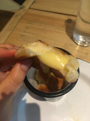 Dough balls at Purezza Camden in London