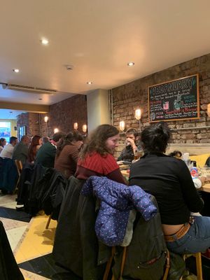 Indoors at Purezza Camden in London