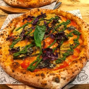 Pesto Manifesto pizza at Purezza Camden in London