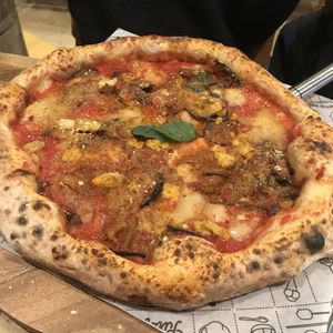 Parmigiana Party pizza at Purezza Camden in London