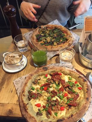 Also the Mac n Cheese are amazing  at Purezza Camden in London