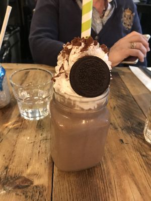 Oreo Milkshake  at Purezza Camden in London