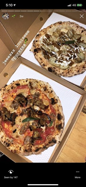 Parmigiana party & couch potato at Purezza Camden in London