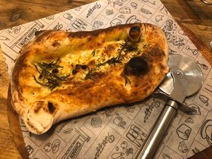 Garlic Bread!!!😍😍 at Purezza Camden in London