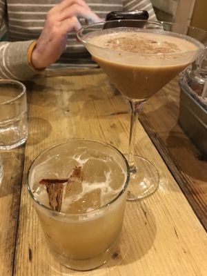 Christmas cocktails! at Purezza Camden in London