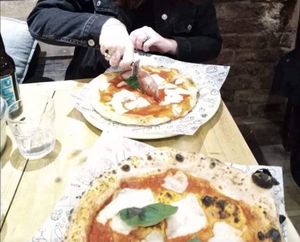 Classic margherita 🤩 at Purezza Camden in London