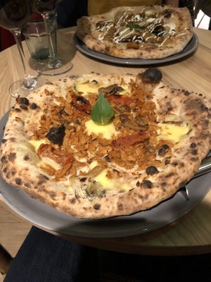 “The One That’s Telling Porkies” pizza at Purezza Camden in London