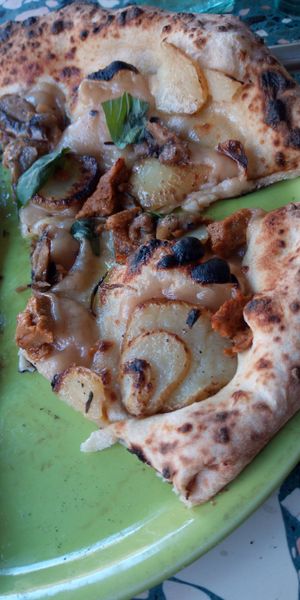 The Potato Pizza. I had without Mayo. at Purezza Camden in London