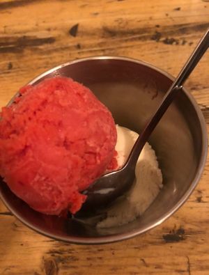 Vegan icecream for dessert 🍨😍 at Purezza Camden in London