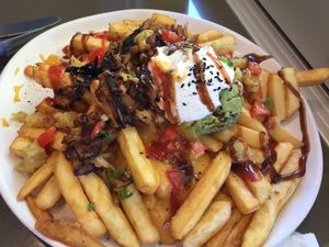 Loaded Jackfruit chips  at Coffee Room in Canberra