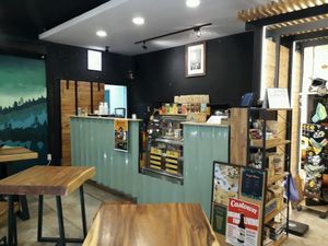 Inside at Basecamp Coffee House in Chiang Mai