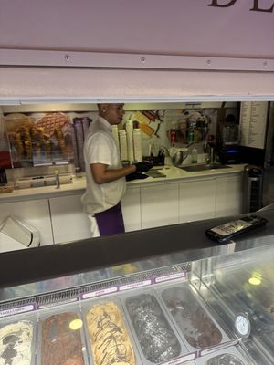 Scenes  at Gelatissimo in Palm Beach