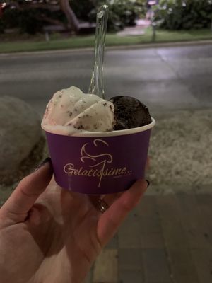 Vegan ice cream  at Gelatissimo in Palm Beach