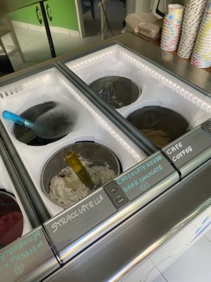 Vegan ice cream   at Il Gelato del Mercato in Tenerife