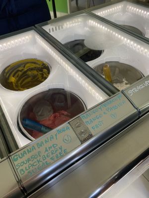 Vegan ice cream  at Il Gelato del Mercato in Tenerife
