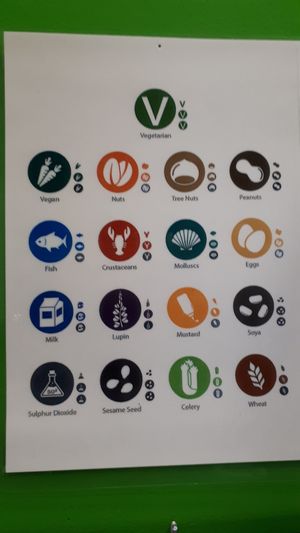 Allergen awareness is good at Il Gelato del Mercato in Tenerife