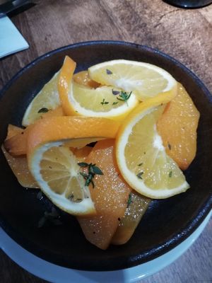 Sweet potato and squash side at The Church Mouse in Chester-le-street