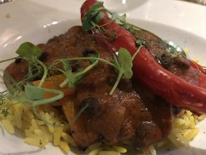 Sweet potato & pepper curry  at The Church Mouse in Chester-le-street