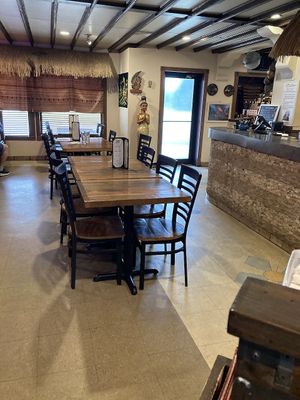 Interior seating at Thai Jasmine in Lima
