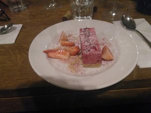 Mousse com morangos. at The Dukes Head in Crawley