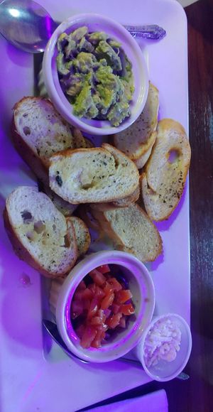 New item! Avocado Smash Bruschetta! at Mellow Mushroom in Lima