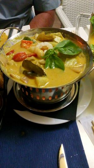 Curry at Jazmin in Tenerife