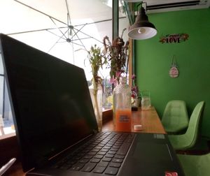 Nice working space. at Green Library in Plovdiv
