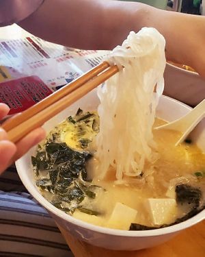 Ramen vegetariano ,con muy buen sabor💕 at Yoshi's Ramen in Tijuana