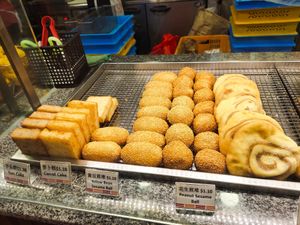 Various kind of fried food at Dough Culture - North Point City in North Singapore