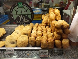 Various kind of fried food at Dough Culture - North Point City in North Singapore