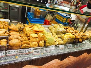 Various kind of fried food at Dough Culture - North Point City in North Singapore