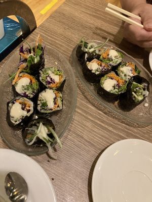 Seaweed rolls at Genesis 创世界素食馆 in Central Singapore