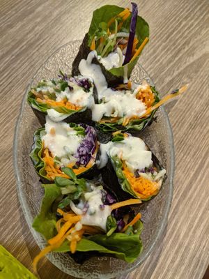Seaweed rolls at Genesis 创世界素食馆 in Central Singapore