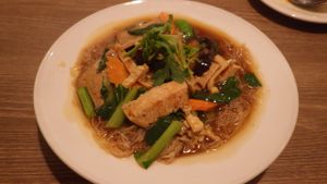 Braised vermicelli noodles at Genesis 创世界素食馆 in Central Singapore