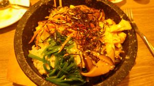 Bibimbap at Genesis 创世界素食馆 in Central Singapore