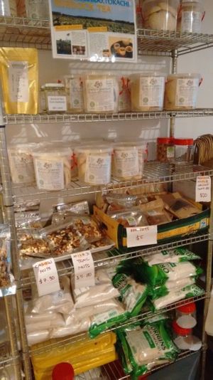 Organic flour, home made granola and more. at Genesis 创世界素食馆 in Central Singapore