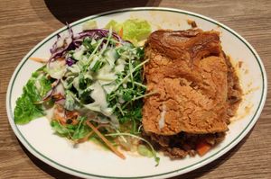 Lasagne at Genesis 创世界素食馆 in Central Singapore