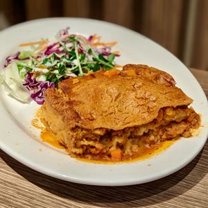 Vegan Lasagne at Genesis 创世界素食馆 in Central Singapore