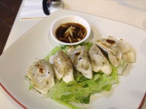 Dumplings  at Genesis 创世界素食馆 in Central Singapore