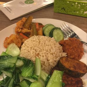 Korean vegan dish at Genesis 创世界素食馆 in Central Singapore