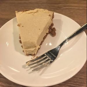 Tofu cheesecake tho at Genesis 创世界素食馆 in Central Singapore