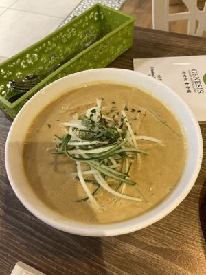 Laksa  at Genesis 创世界素食馆 in Central Singapore