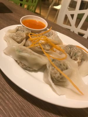 Dumplings  at Genesis 创世界素食馆 in Central Singapore