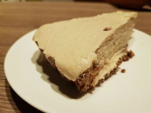 Tofu cheesecake at Genesis 创世界素食馆 in Central Singapore