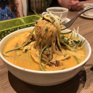 Laksa at Genesis 创世界素食馆 in Central Singapore