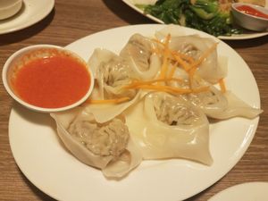 Dumplings at Genesis 创世界素食馆 in Central Singapore