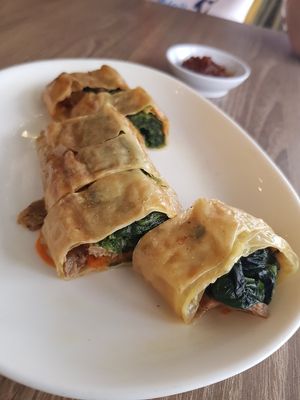 Yuba Roll at Genesis 创世界素食馆 in Central Singapore