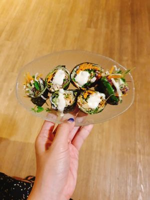 Seaweed rolls at Genesis 创世界素食馆 in Central Singapore